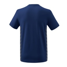 Erima Leisure T-shirt Essential Team - soft cotton blend, classic cut - navy blue/grey Boys