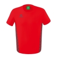 Erima Leisure T-shirt Essential Team - soft cotton blend, classic cut - red/grey Boys