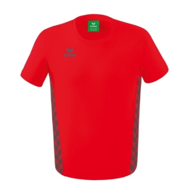 Erima Leisure T-shirt Essential Team - soft cotton blend, classic cut - red/grey Boys