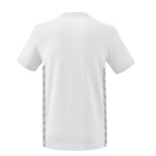 Erima Leisure T-shirt Essential Team - soft cotton blend, classic cut - white/grey Boys