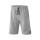 Erima Essential Sweat Shorts - soft cotton blend, lightweight stretch - light grey/black men's