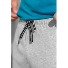 Erima Essential Sweat Shorts - soft cotton blend, lightweight stretch - light grey/black men's