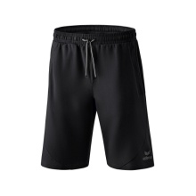 Erima Essential Sweat Shorts - soft cotton blend, light stretch - black men's shorts