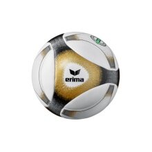 Erima Football Hybrid Match white/gold/black (Size 5) - 1 Ball