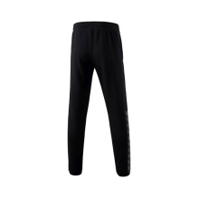 Erima Jogging Pants Essential Team Sweatpants (soft cotton blend, zip pockets) black/gray Men