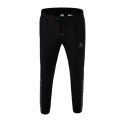 Erima Jogging Pants Essential Team Sweatpants (soft cotton blend, zip pockets) black/gray Boys