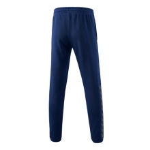 Erima Jogging Pants Essential Team Sweatpants (soft cotton blend, zip pockets) navy blue/grey Boys