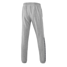 Erima Jogging Pants Essential Team Sweatpants (soft cotton blend, zip pockets) light grey/grey Boys