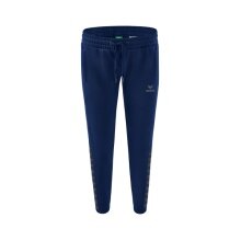 Erima Jogging Pants Essential Team Sweatpants (soft cotton blend, zip pockets) navy blue/grey Women