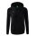 Erima Hoodie Essential Team (soft cotton, ribbed cuffs) black/grey Women