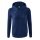 Erima Hoodie Essential Team (soft cotton, ribbed cuffs) navy blue/grey Women