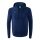 Erima Hooded Sweatshirt Essential Team Hooded Sweat (soft cotton, ribbed cuffs) navy blue/grey Boys