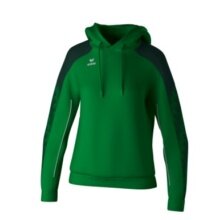 Erima Hoodie Evo Star (100% Polyester) emerald green/pine Ladies