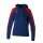 Erima Hooded Sweatshirt Evo Star (100% Polyester) navy blue/red Ladies