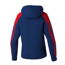 Erima Hooded Sweatshirt Evo Star (100% Polyester) navy blue/red Ladies