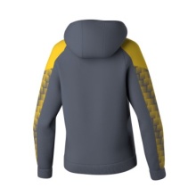 Erima Hooded Sweatshirt Evo Star (100% Polyester) grey/yellow Ladies