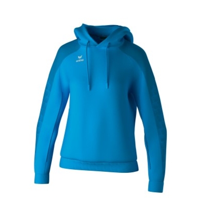 Erima Hoodie Evo Star (100% Polyester) curacaoblue Ladies