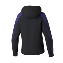 Erima Hoodie Evo Star (100% Polyester) black/purple Ladies