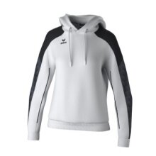 Erima Hoodie Evo Star (100% Polyester) white/black Ladies