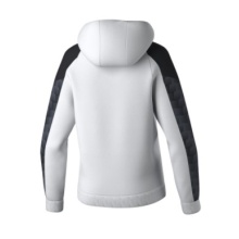 Erima Hoodie Evo Star (100% Polyester) white/black Ladies