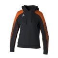 Erima Hooded Sweatshirt Evo Star (100% Polyester) black/orange Ladies