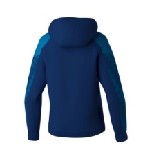 Erima Hooded Sweatshirt Evo Star (100% Polyester) navy blue/blue Ladies