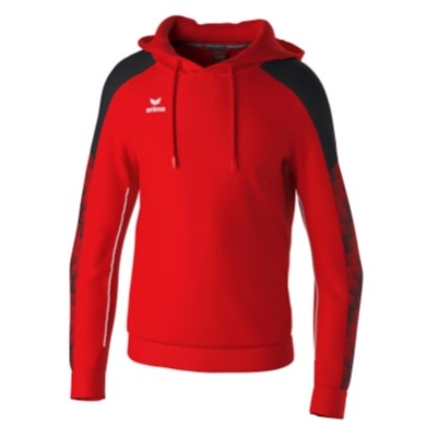 Erima Hooded Sweatshirt Evo Star (100% Polyester) red/black Men's