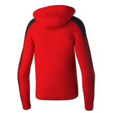 Erima Hoodie Evo Star (100% Polyester) red/black Children