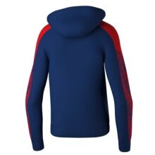 Erima Hoodie Evo Star (100% Polyester) navy blue/red Kids