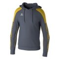 Erima Hooded Sweatshirt Evo Star (100% Polyester) grey/yellow Men's