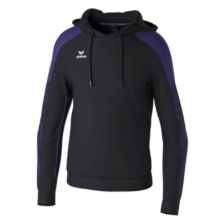 Erima Hooded Sweatshirt Evo Star (100% Polyester) black/purple Men