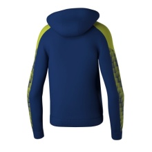 Erima Hooded Sweatshirt Evo Star Hooded Sweat (100% Polyester) navy blue/lime green Men