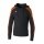 Erima Hooded Sweatshirt Evo Star (100% Polyester) black/orange Men