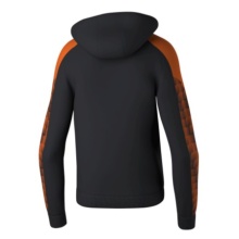 Erima Hooded Sweatshirt Evo Star (100% Polyester) black/orange men's