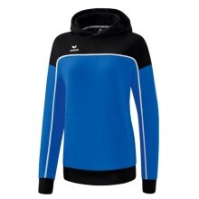 Erima Hoodie Change Hooded Sweatshirt (Cotton Blend) Royal Blue/Black Women