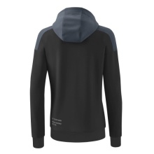 Erima Hoodie Change Hooded Sweatshirt (Cotton Blend) Black/Grey Women