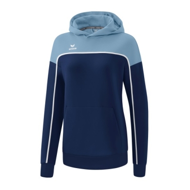 Erima Hoodie Change Hooded Sweatshirt (Cotton Blend) Navy Blue/Denim Blue Women