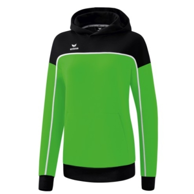 Erima Hoodie Change (Cotton Blend) green/black Ladies