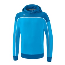 Erima Hoodie Change (Cotton Blend) curacao blue/white Boys