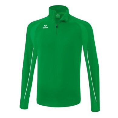 Erima Sport Long Sleeve Shirt Liga Star Training Top (durable functional material, stand-up collar) emerald green/white Boys