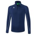 Erima Sport Long Sleeve Shirt Liga Star Training Top (durable functional material, stand-up collar) navy blue/white Men