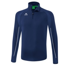 Erima Sport Long Sleeve Shirt Liga Star Training Top (durable functional material, stand-up collar) navy blue/white Boys