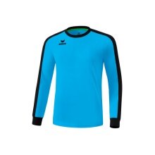 Erima Sport Long Sleeve Shirt Jersey Retro Star (100% Polyester) Curacao Blue/Black Men