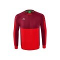 Erima Sport Long Sleeve Six Wings Sweatshirt (Cotton blend, functional) red/bordeaux Men