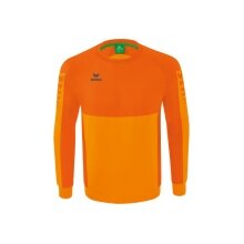 Erima Sport Long Sleeve Six Wings Sweatshirt (Cotton blend, functional) orange Boys