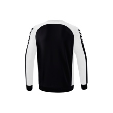 Erima Sport Long Sleeve Six Wings Sweatshirt (Cotton blend, functional) black/white Men