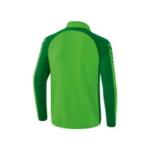 Erima Sport Long Sleeve Shirt Six Wings Training Top (100% Polyester, Stand-up Collar, 1/2 Zip) Green/Emerald Men