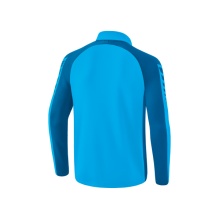 Erima Sport Long Sleeve Six Wings Training Top (100% Polyester, Stand-up Collar, 1/2 Zip) Curacao Blue Men