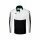 Erima Sport Long Sleeve Six Wings Training Top (100% Polyester, Stand-up Collar, 1/2 Zip) Black/White Men