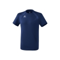 Erima Sport T-shirt Basic Performance (100% Polyester, Mesh Inserts) navy blue Men